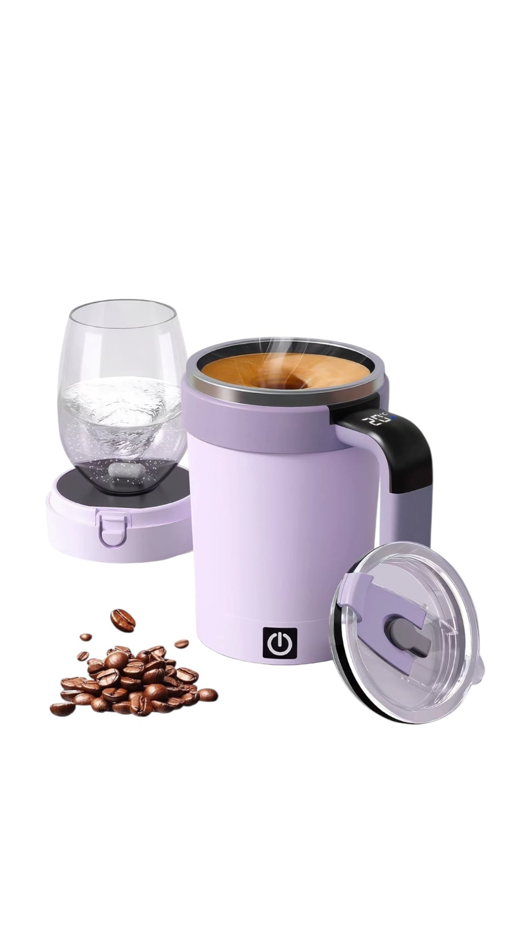 Le Mug Auto-Mélangeur Linta Care : Votre Barista Personnel, Partout.