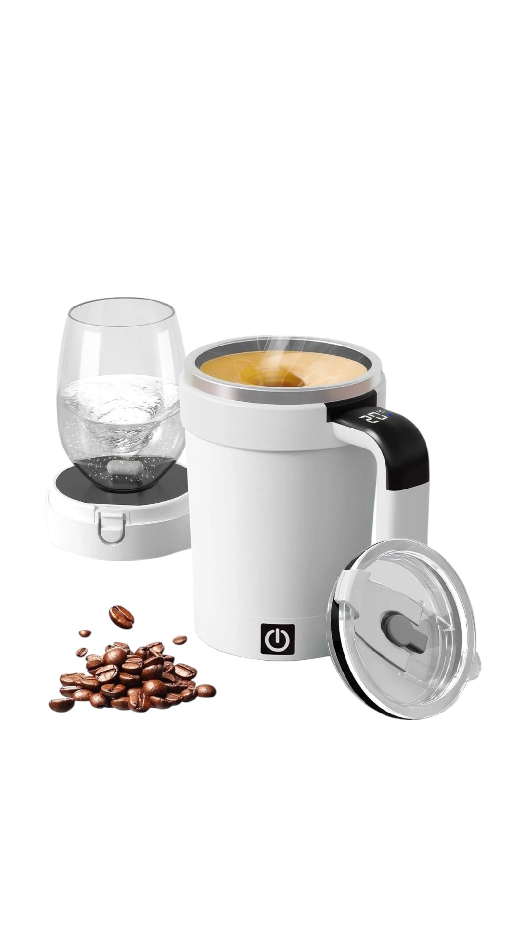 Le Mug Auto-Mélangeur Linta Care : Votre Barista Personnel, Partout.