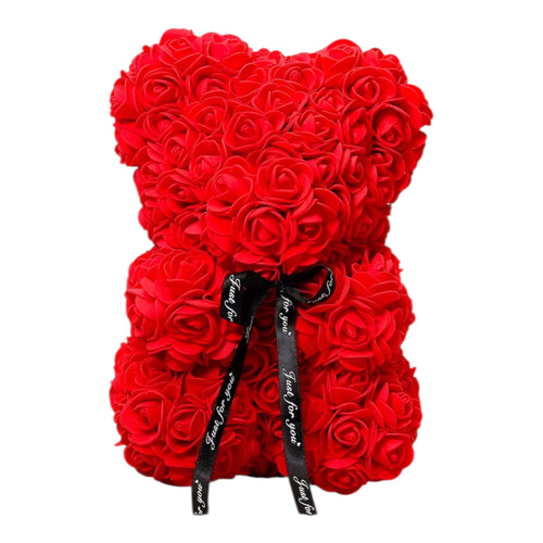 Bouquet de roses artificielles en forme d'our